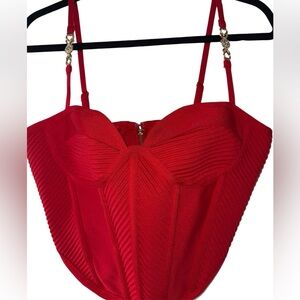 Fashion Nova Red Strappy Dress